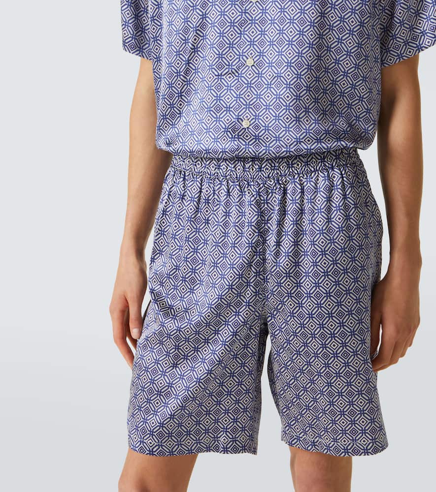 Palma silk-blend Bermuda shorts
