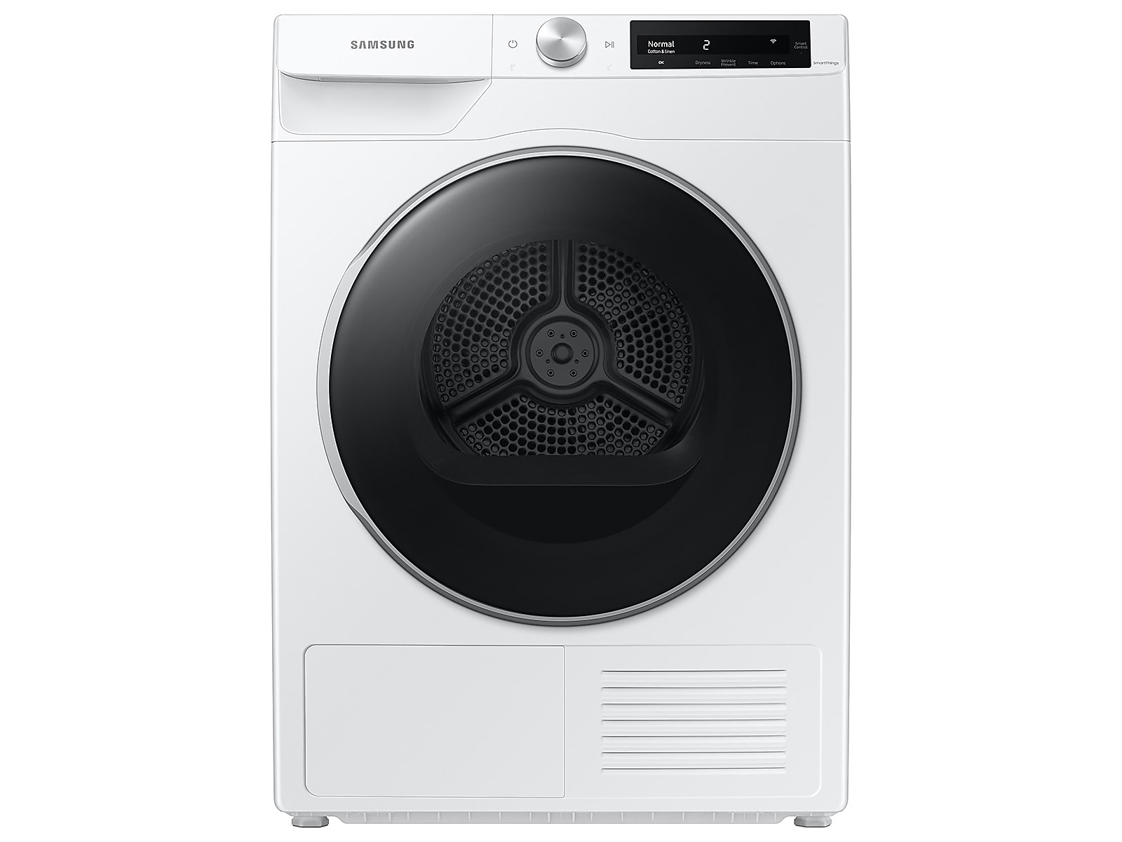 4.0 cu. ft. Heat Pump Dryer with AI Smart Dial and Wi-Fi Connectivity in White(DV25B6900HW/A2)