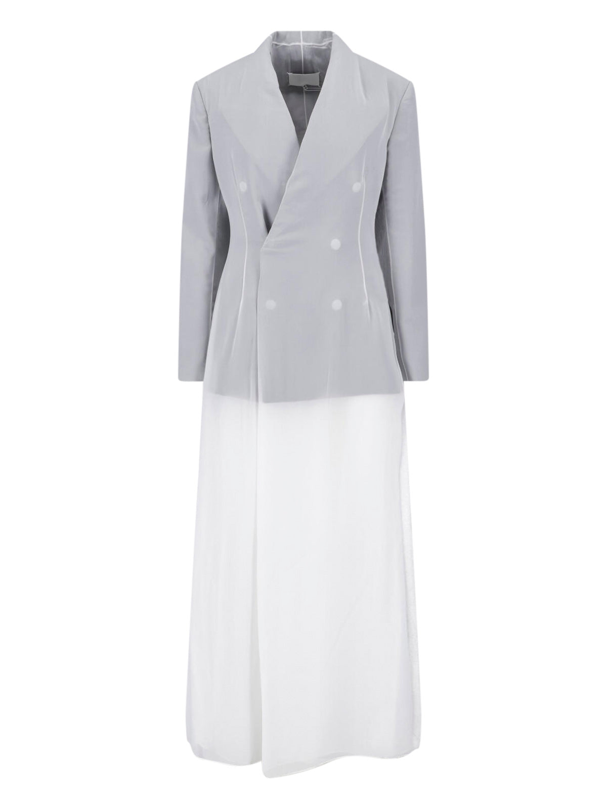 High-Fashion Satin-Silk Mini Dress with Wool Detailing