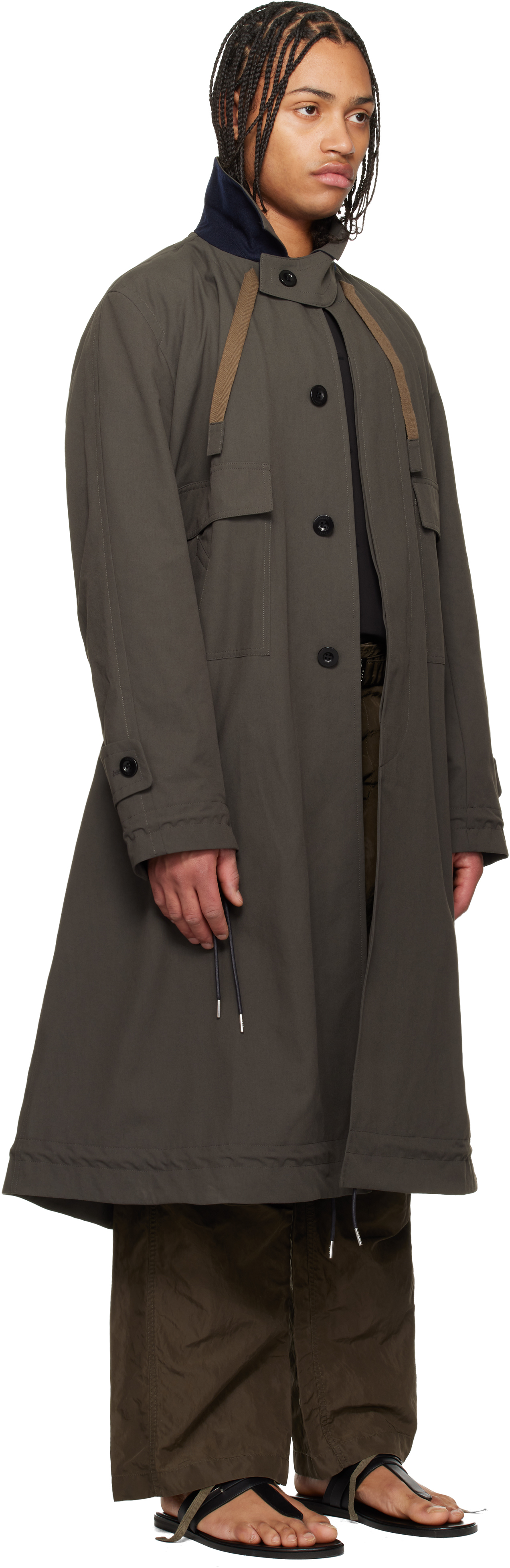 Khaki Weathercloth Coat
