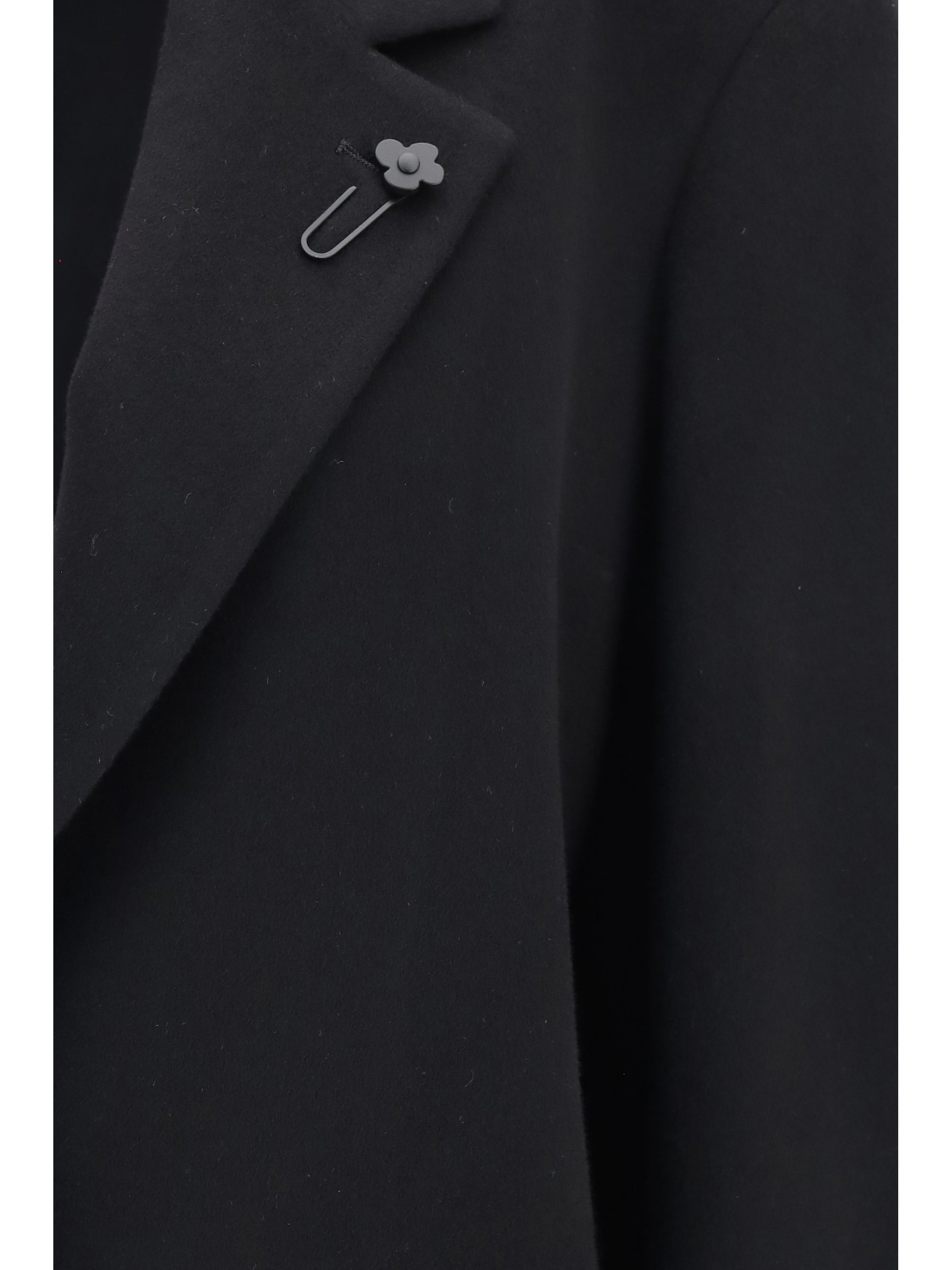Cashmere Blazer — Black