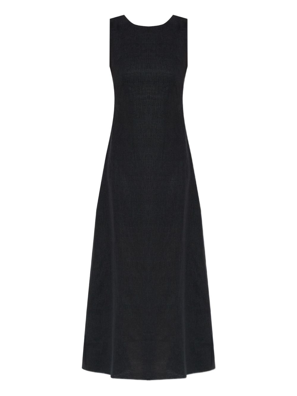 Linen dress - Black