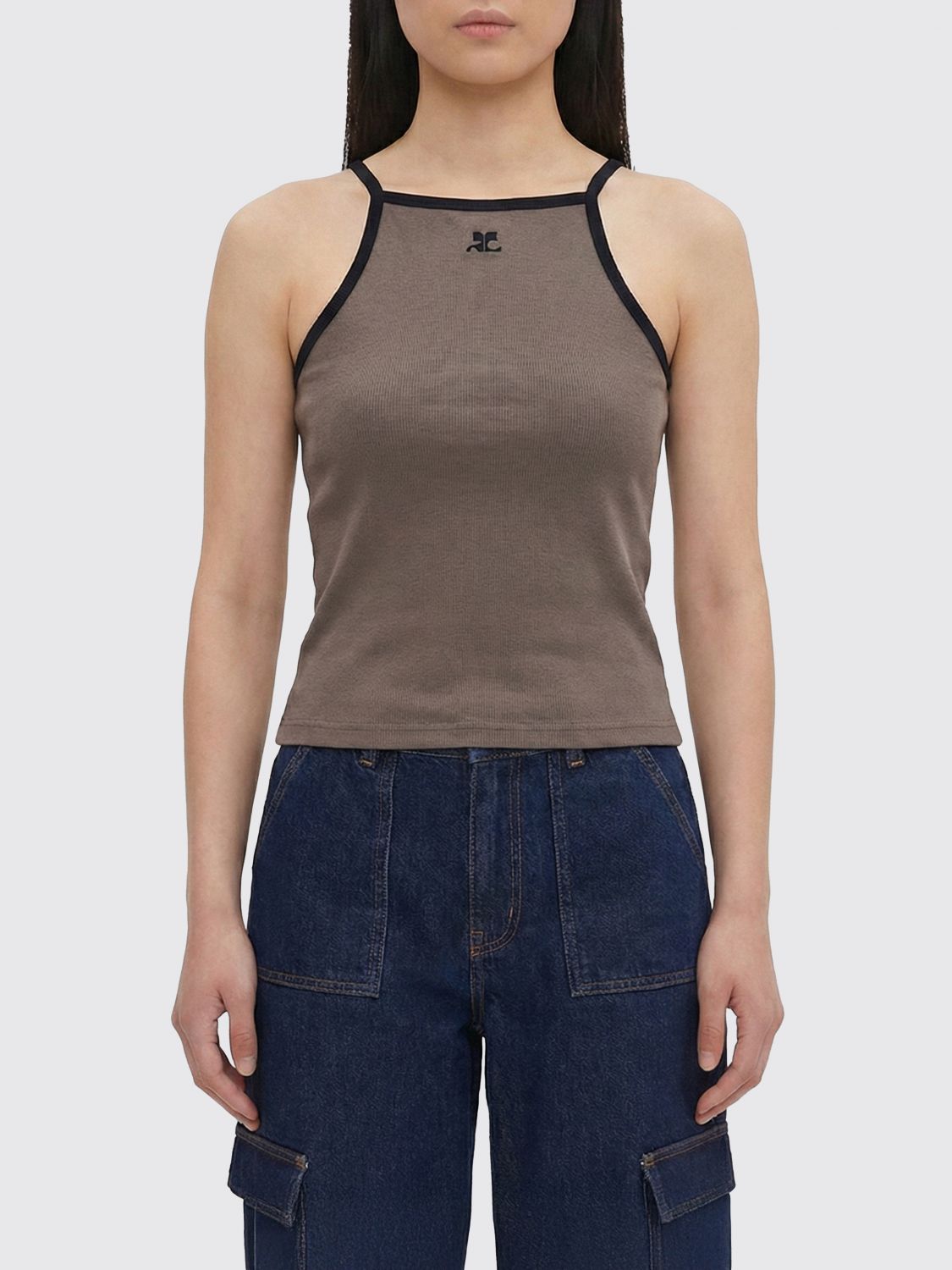 Top COURRÈGES Woman color Grey