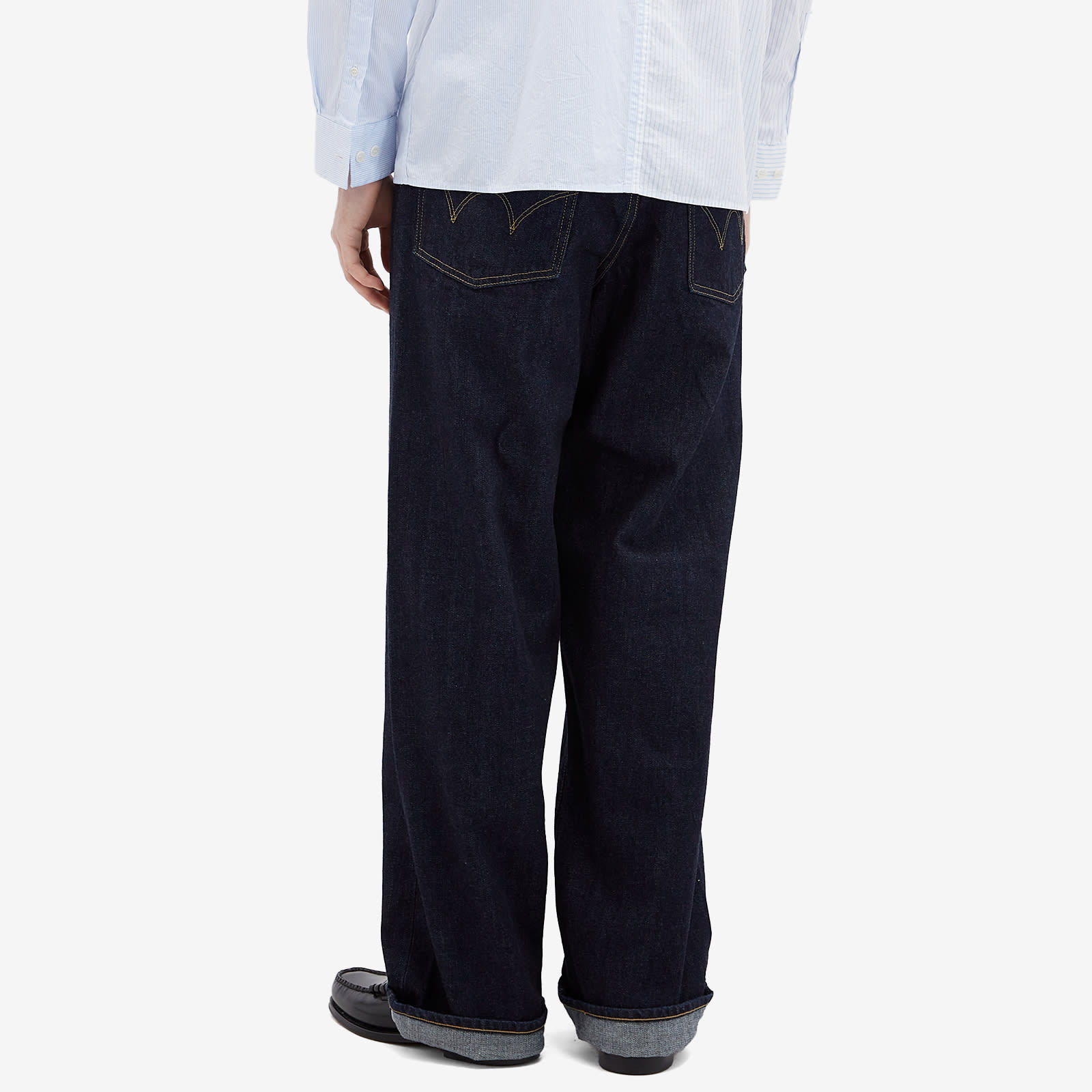 Edwin Men's Wide Pant in Blue Rinsed