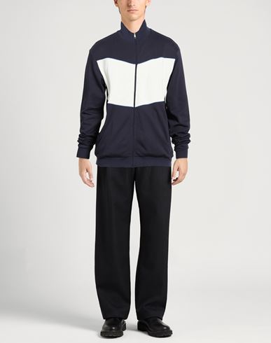 Man Sweatshirt Navy Size XS Cotton