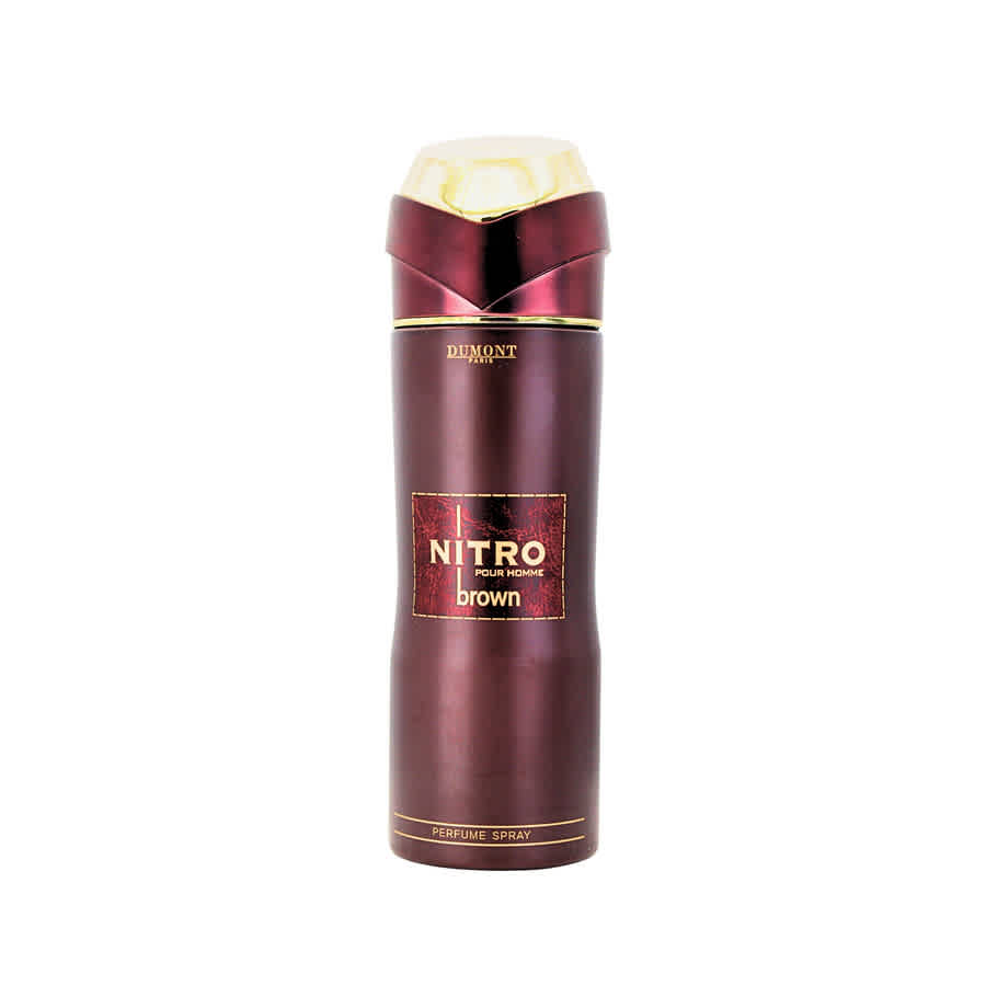 Mens Nitro Brown Deodorant Body Spray Spray 6.8 oz Bath & Body 3760060760852