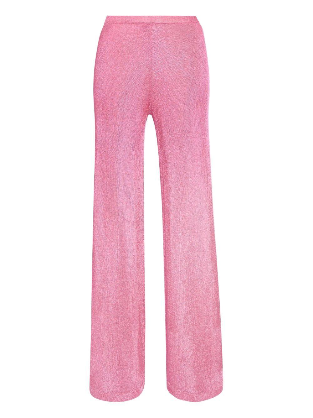 Sheldon metallic-knit trousers - Gold