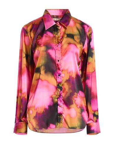 Woman Shirt Fuchsia Size 6 Viscose, Polyester, Elastane