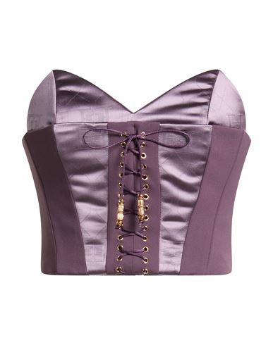 Woman Top Purple Size 2 Polyester, Elastane