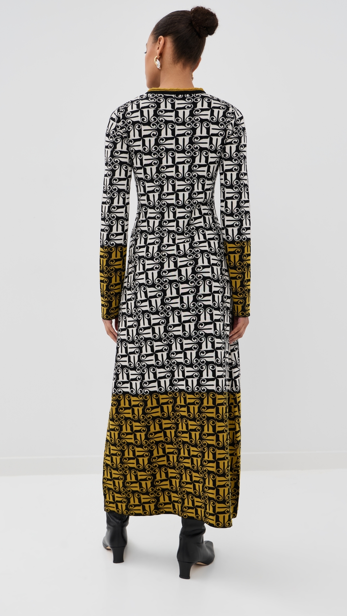 Knit Swing Dress Ecru