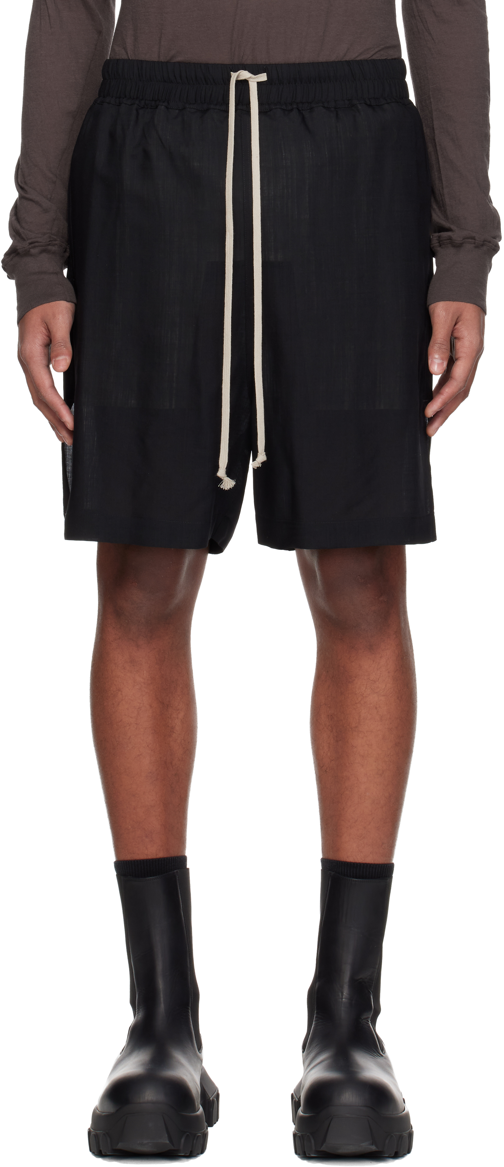 Black Temple Boxer Shorts