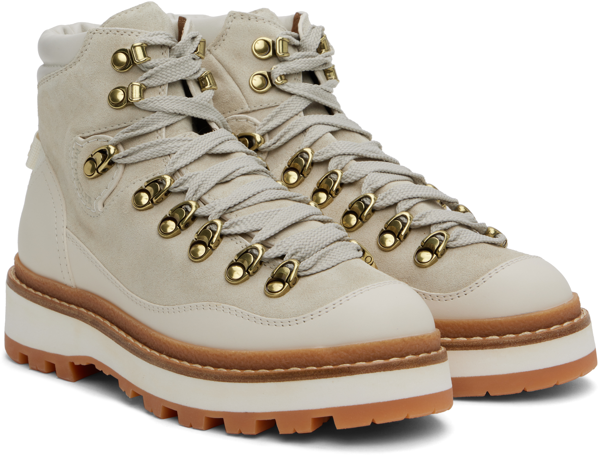 Moncler Off-White Peka Trek Hiking Boots