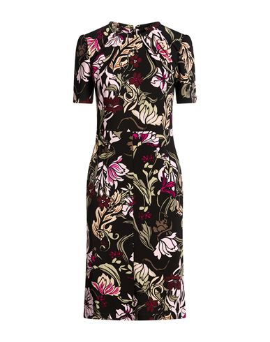 Woman Midi dress Black Size 1 Polyester, Elastane