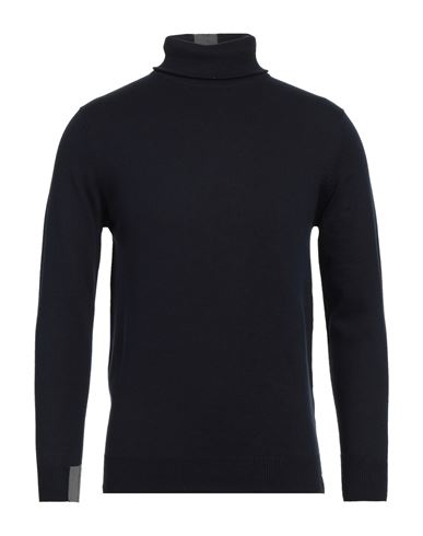 Man Turtleneck Midnight blue Size M Cotton