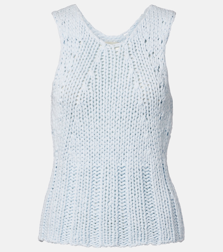 Cassie knitted cotton top
