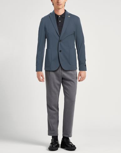 Tombolini Running Man Blazer Navy Size 38 Polyamide, Elastane