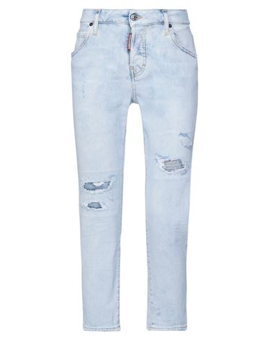 Woman Denim cropped Blue