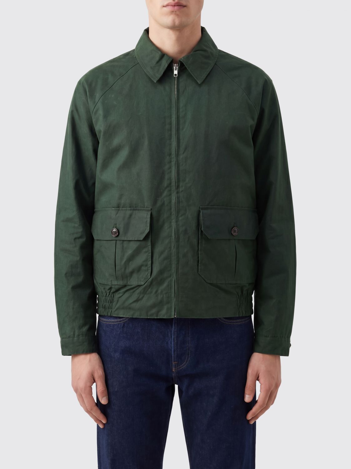 Jacket Men color Green