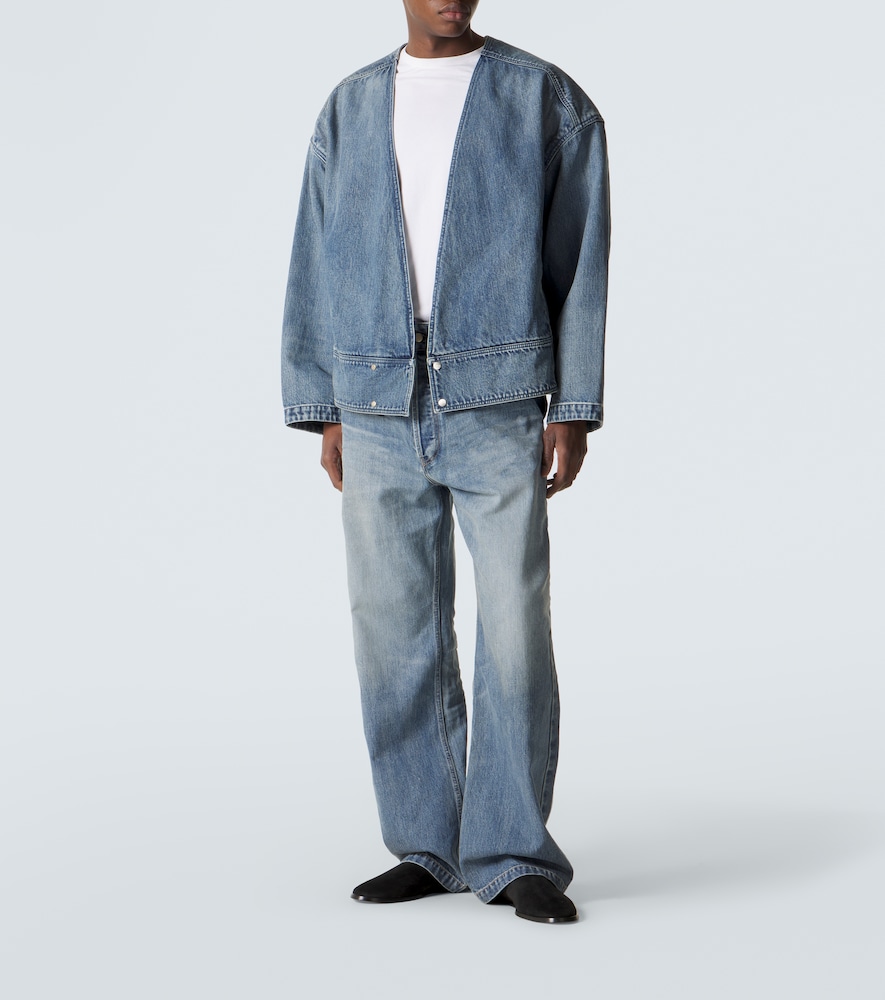 Utility straight jeans