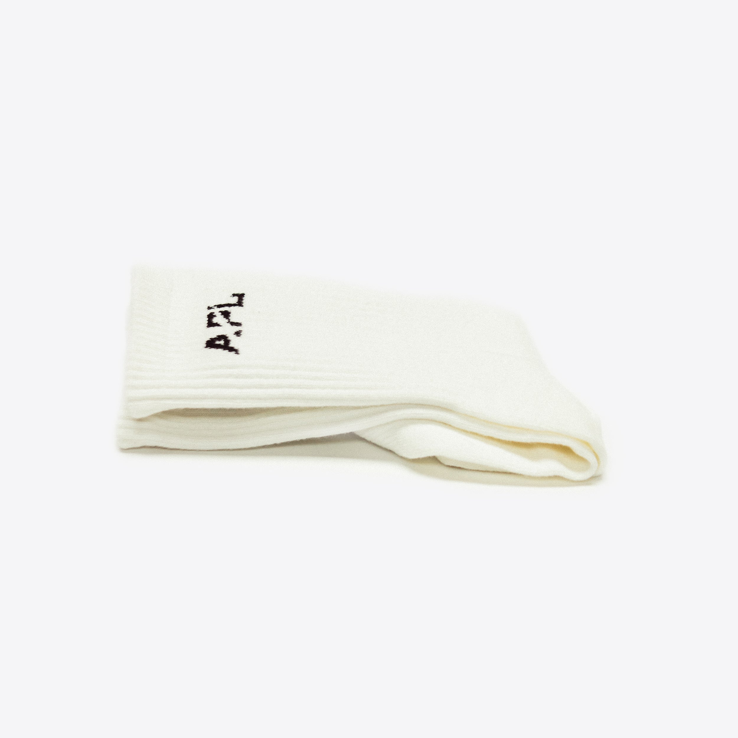 Lux Logo Socks Ivory / Black