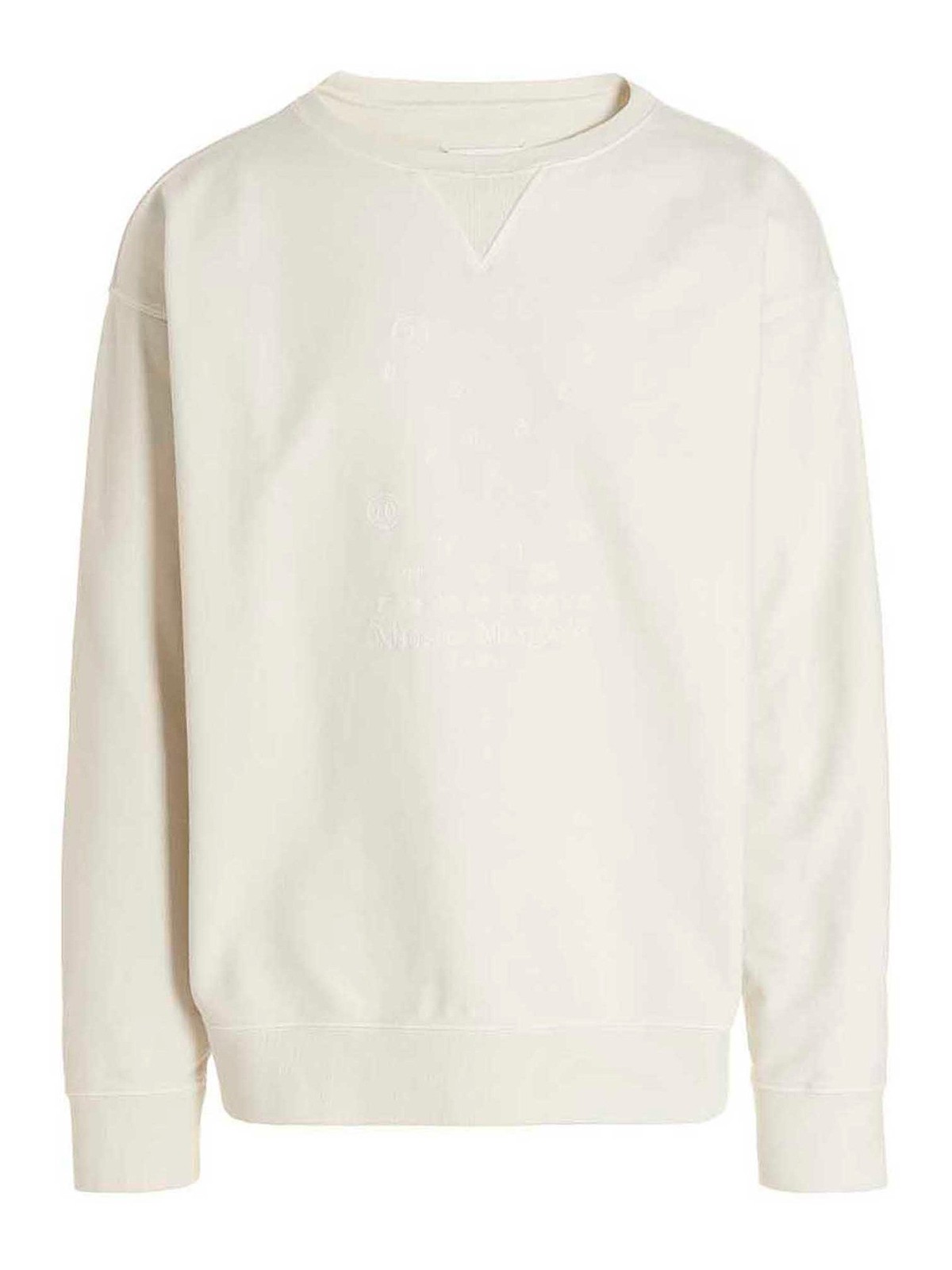 Logo embroidery sweatshirt