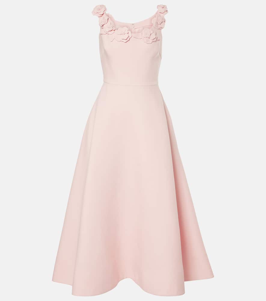 Crepe Couture floral midi dress