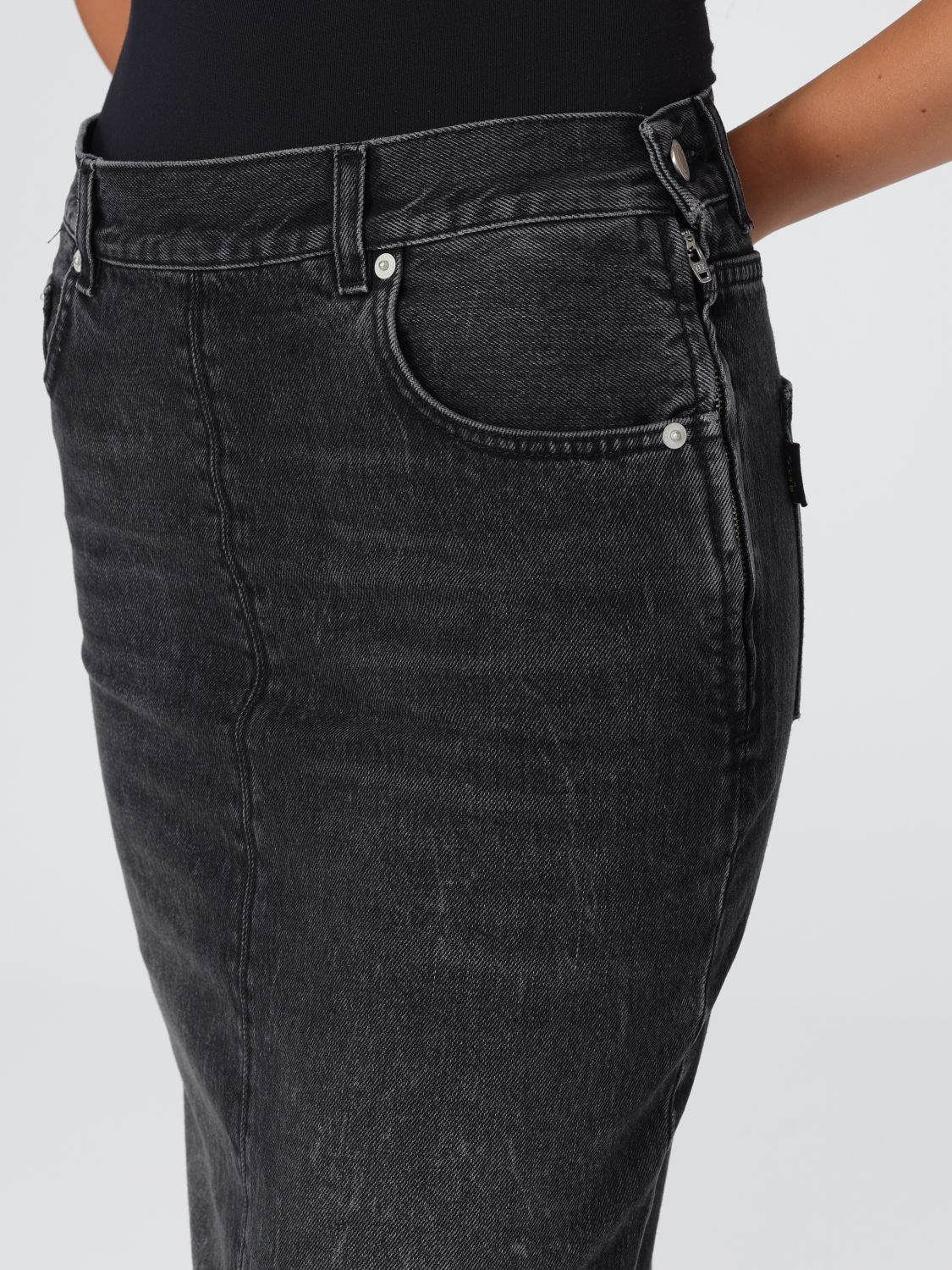 Skirt Woman color Black