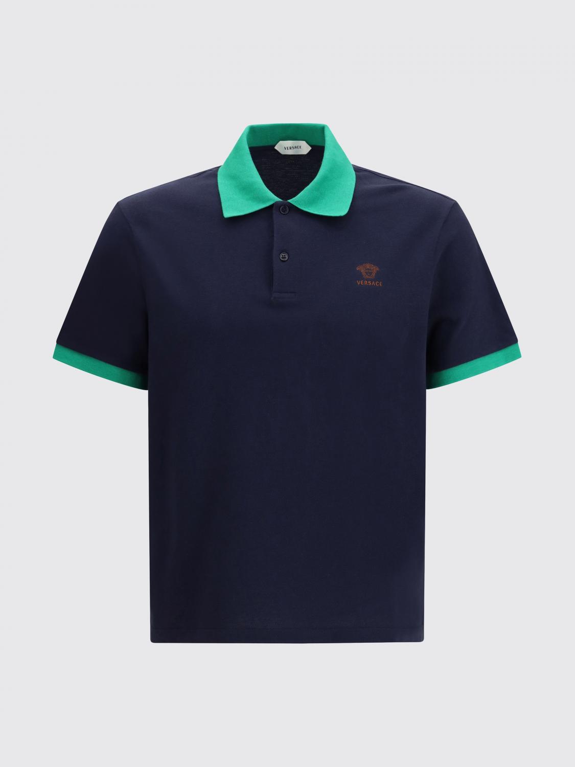 Polo Shirt Men color Navy