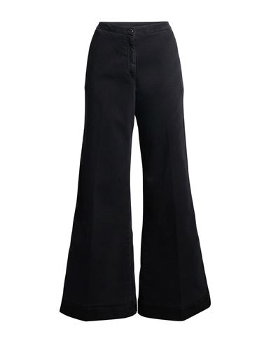 Woman Jeans Black Size 26 Cotton, PES, Elastane