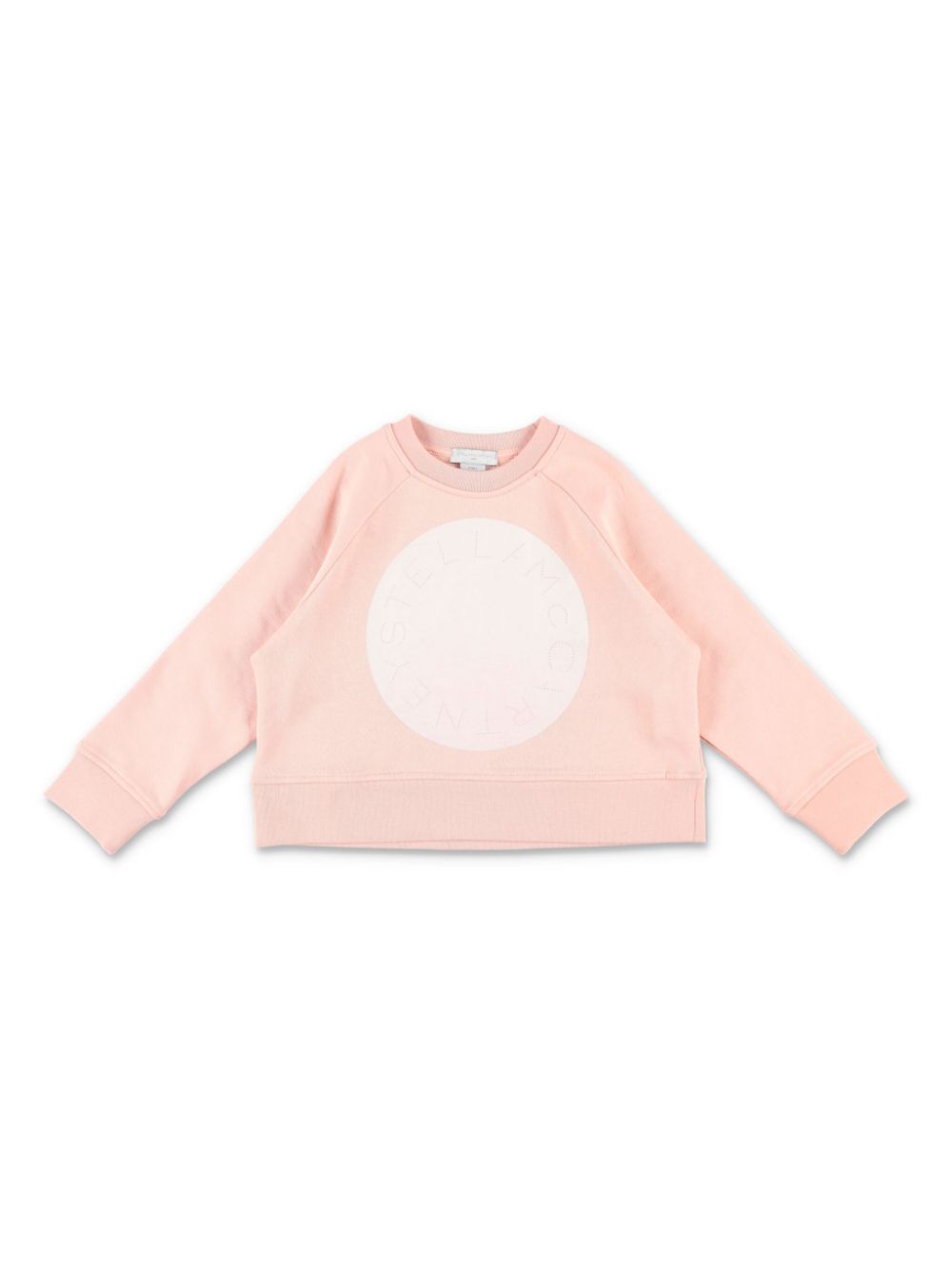 Logo-print fleece sweatshirt - Pink