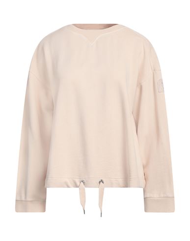 Parajumpers Woman Sweatshirt Beige Size M Cotton, Viscose