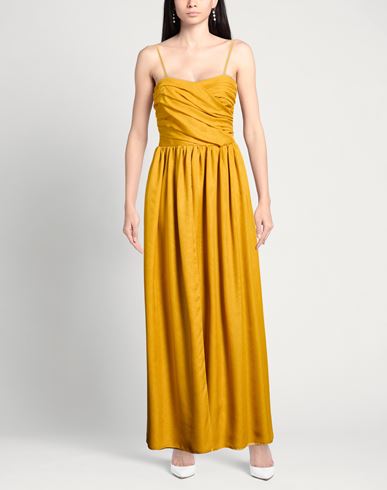 Woman Maxi dress Marigold Size 6 Polyester, Viscose, Elastane