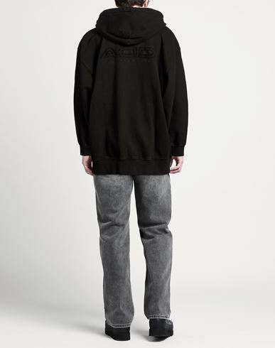 Man Sweatshirt Black Size L Cotton