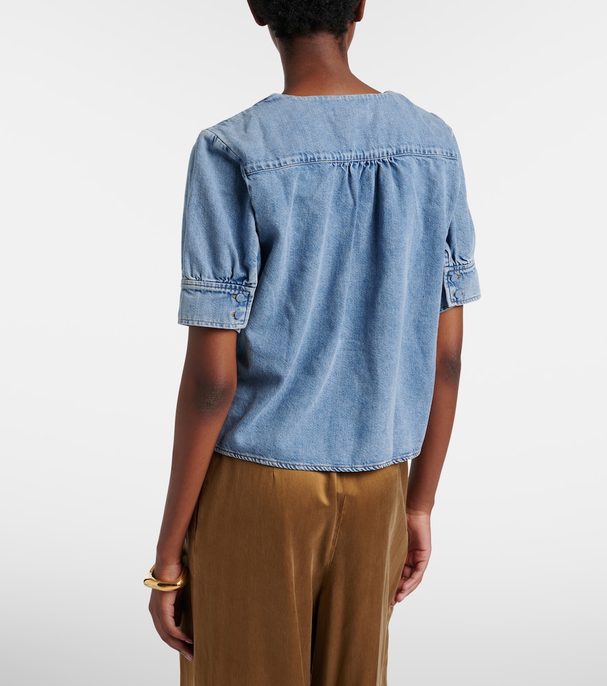 Denim top