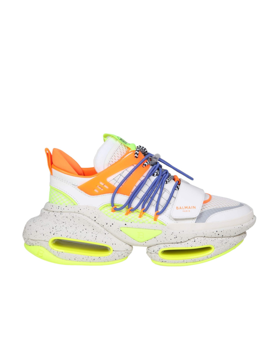 B-Bold low-top trainers in neoprene and suede