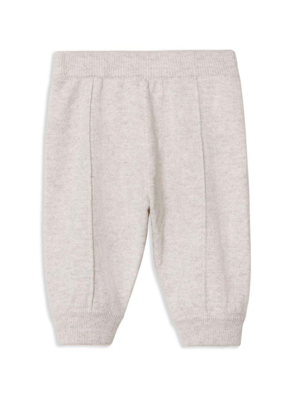 Seam-detail cashmere trousers - Grey