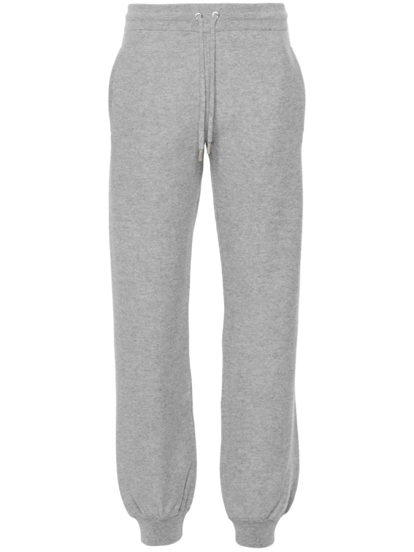 Elasticated Drawstring Waistband Knitted Track Pants