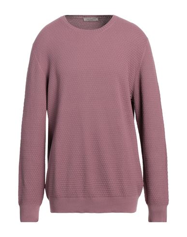 La Fileria Man Sweater Mauve Size 48 Cotton
