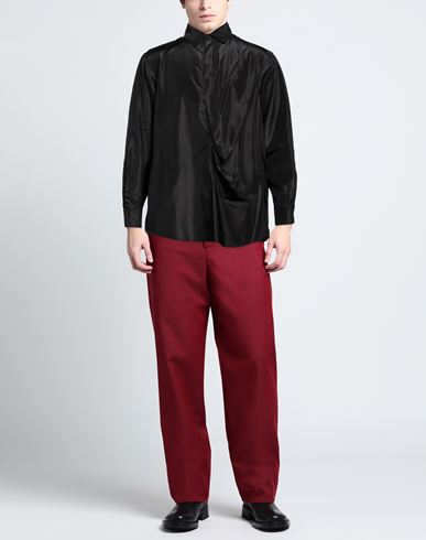 Man Shirt Black Size 14 ½ Silk