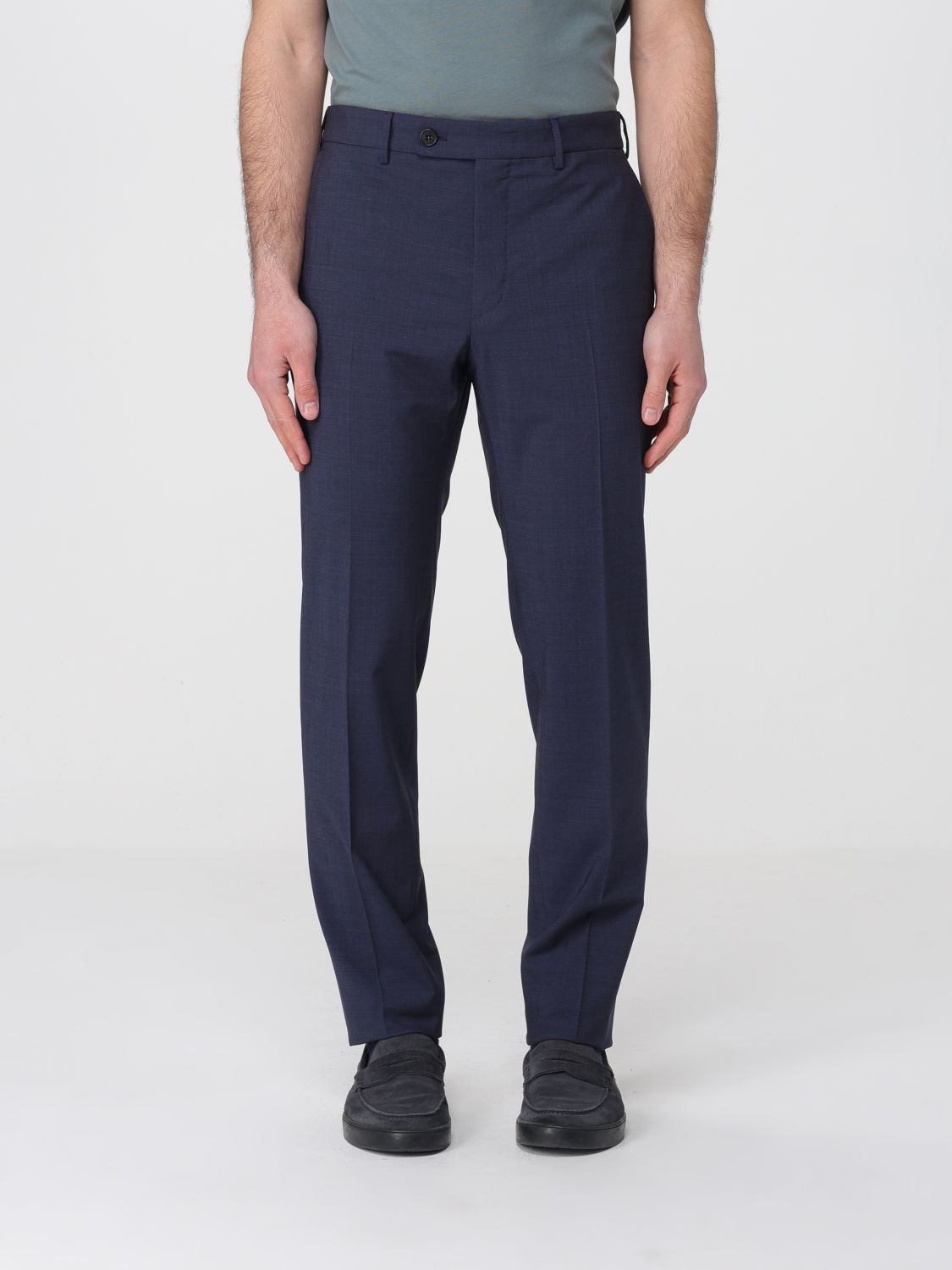 Pants Men color Blue