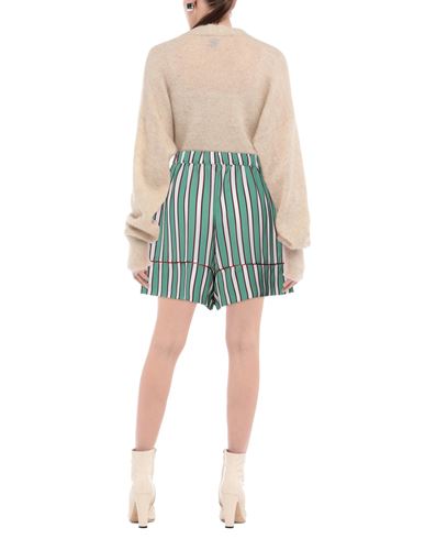 Woman Shorts & Bermuda Shorts Green Size 6 Polyester