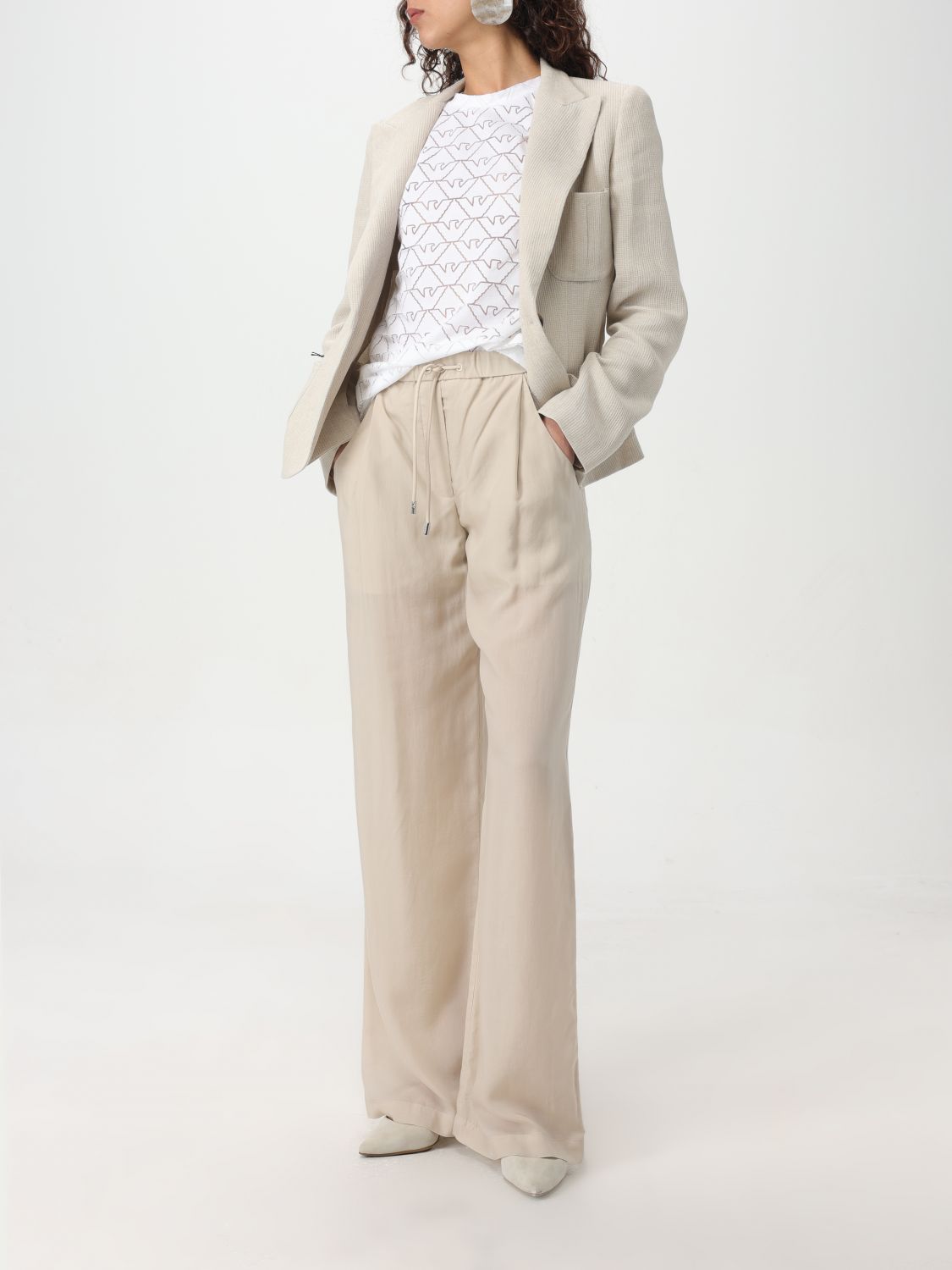 Pants Woman color Natural