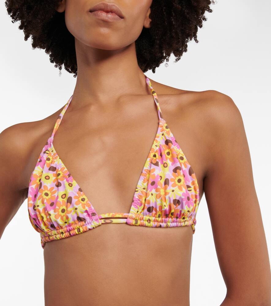 Seychelle floral bikini top