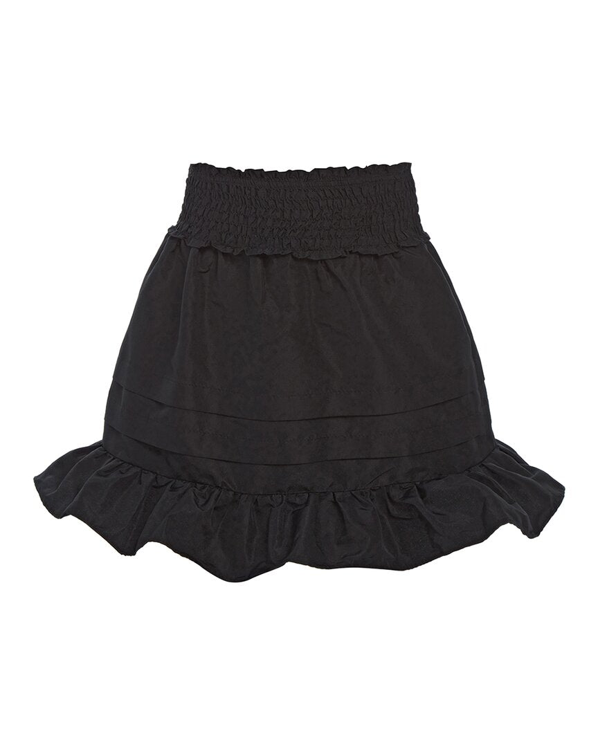 Diana Taffeta Smocked Skirt