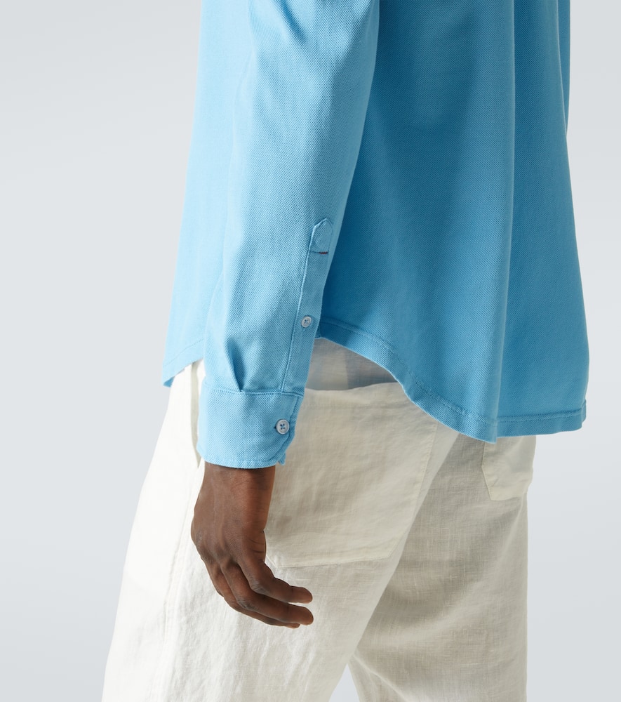 Giles cotton piqué shirt