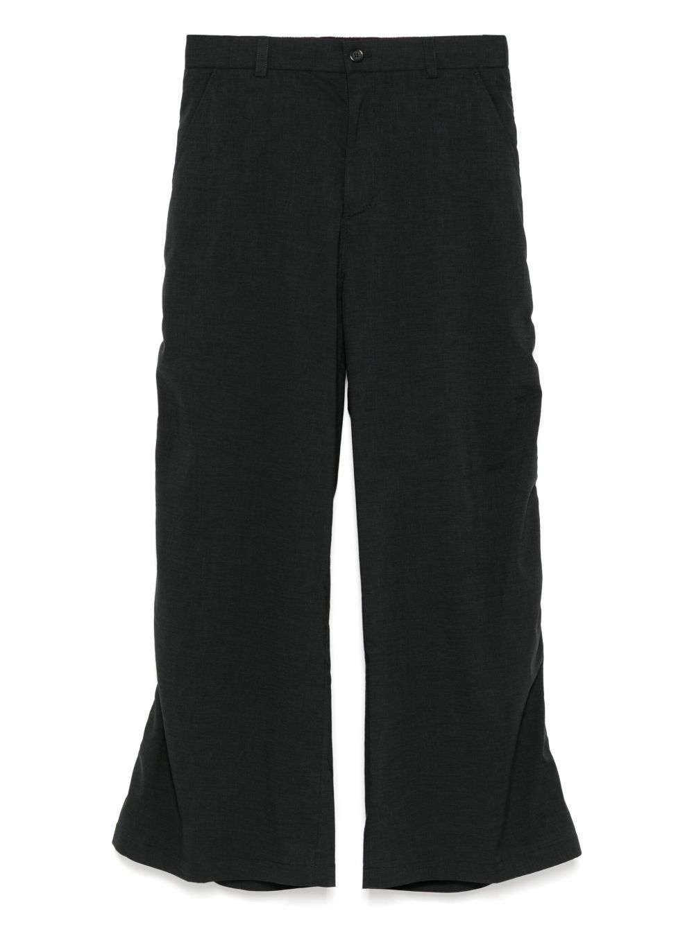 SONGZIO shirring flare pants - Grey
