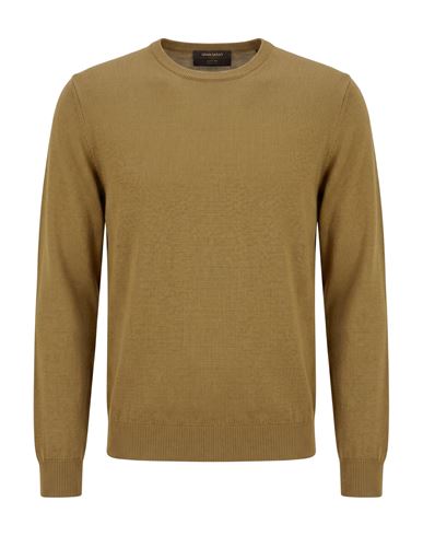 Man Sweater Military green Size 42 Virgin Wool