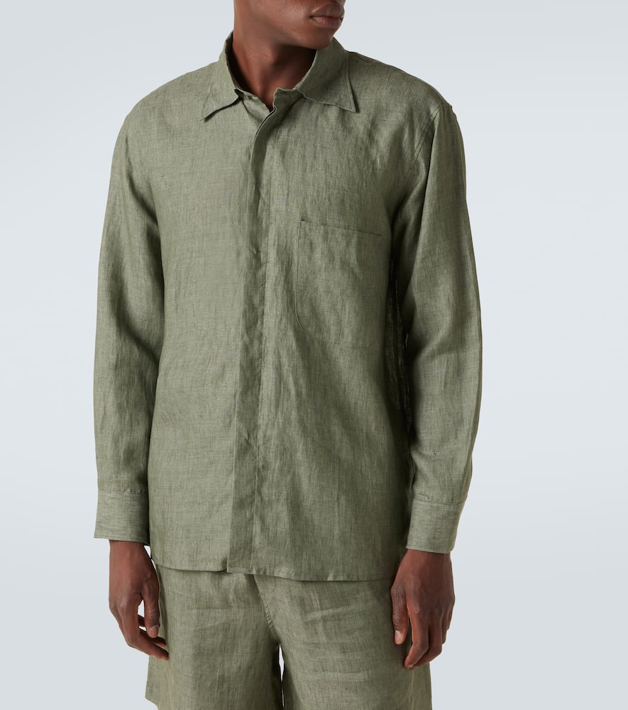 Resort linen shirt