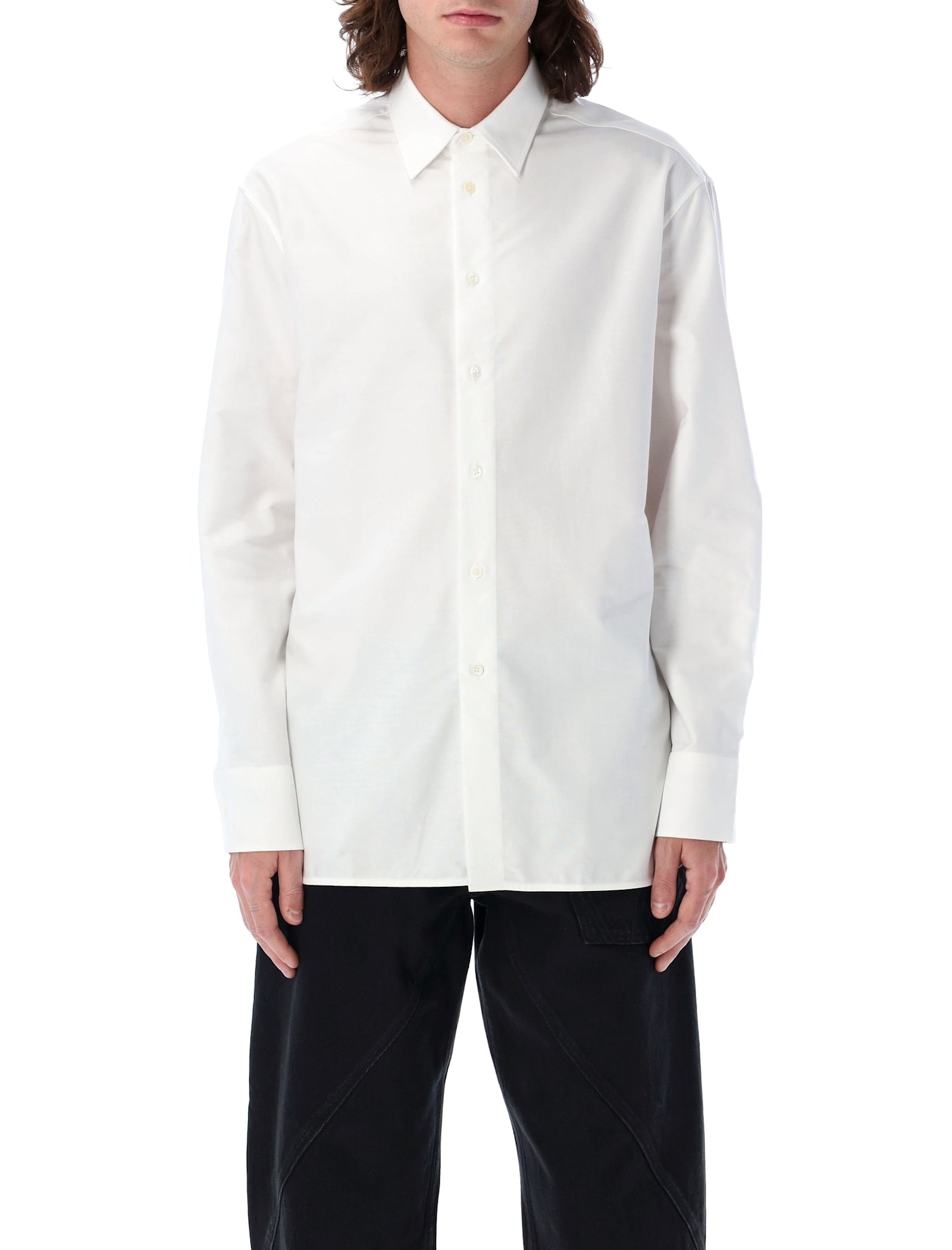 Cotton Oxford shirt - White