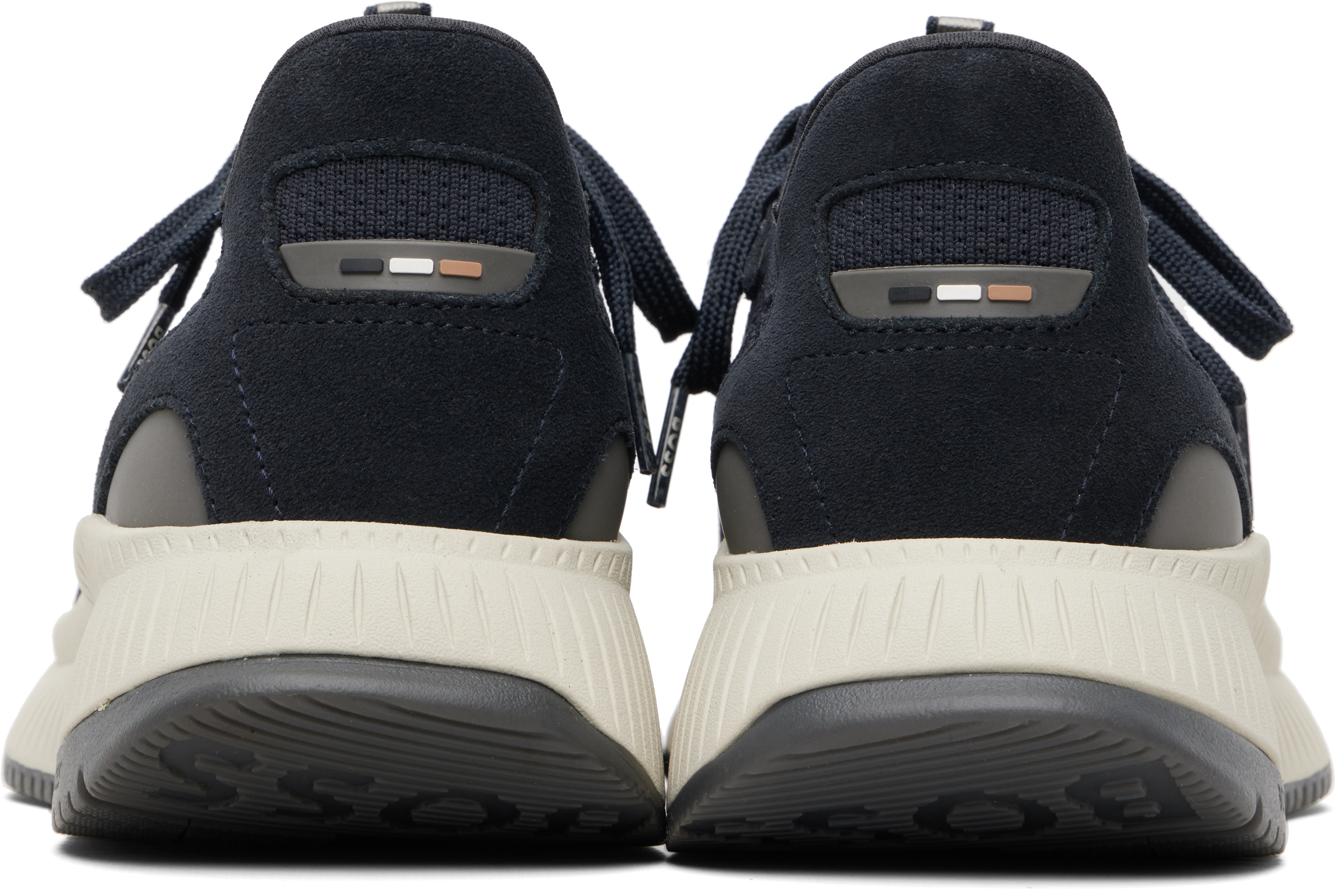 Navy TTNM EVO Knitted Sneakers